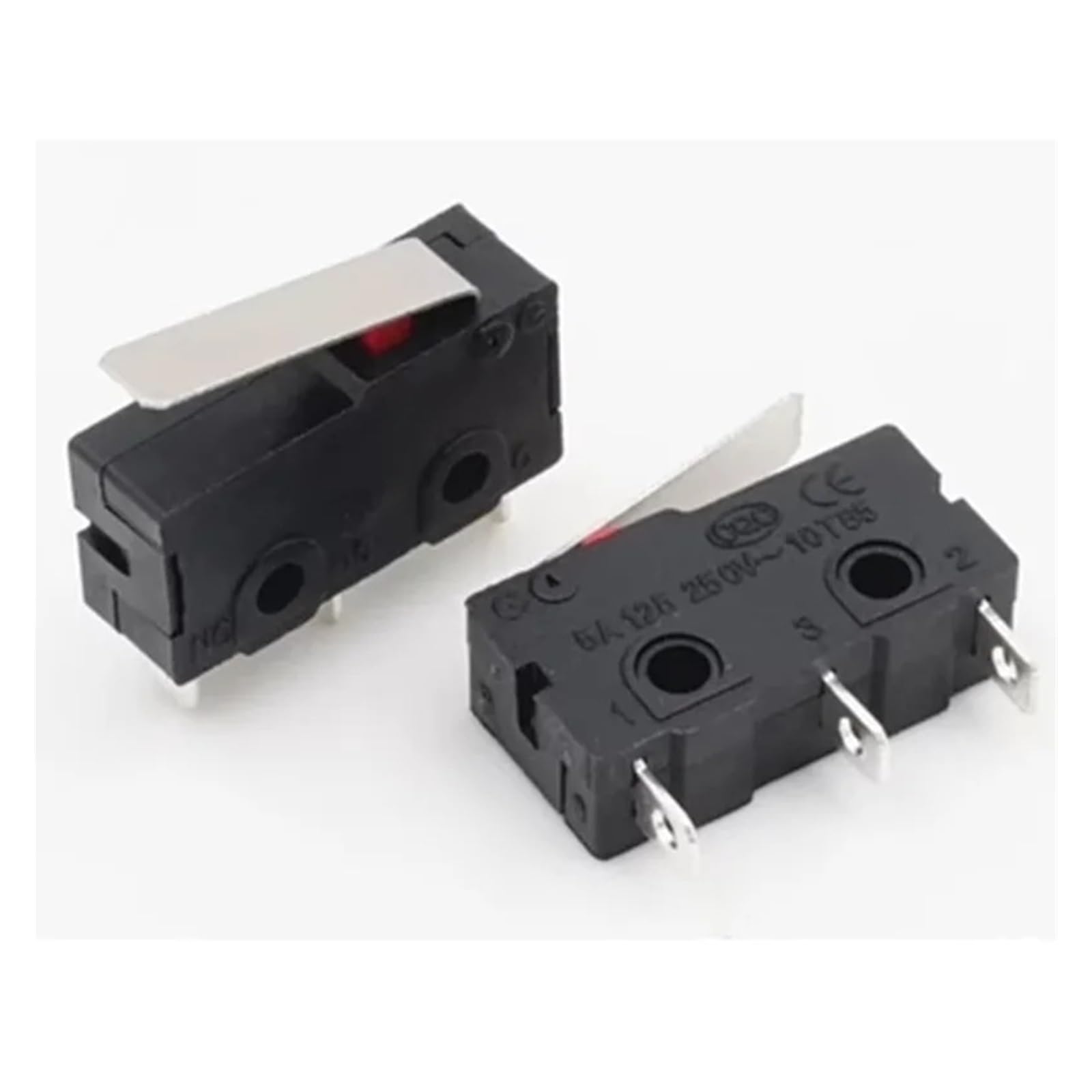 BKGWCSOR 10pcs Limit Switch 3 Pin N/O/N/C 5A 250VAC KW11-3Z Mouse Switch Switches