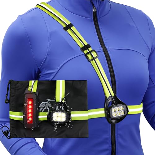 Running Lights for Runners - True 800 Lumen LED Chest