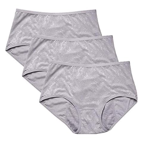 Period Panties Menstrual Underwear Menstrual Panties Jacquard Easy Clean Panties US Size XXS-4XL/11 (US Size XX-Large/9, gray gray gray) Cover