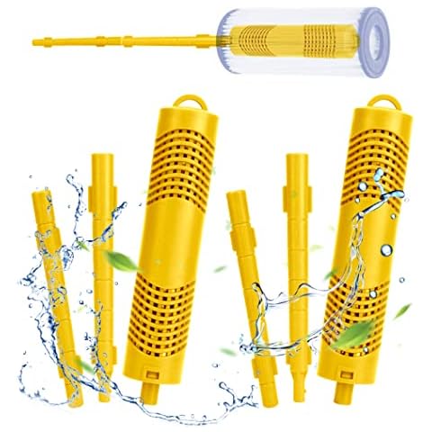 Sunfry Whirlpool Filter Poolfilter Silberionen Hält 4 Monate Filter Whirlpool 2 Stück Poolfilterkartuschen Filterkartusche Hot Tub Mineral Sticks Filter Kartusche Cover