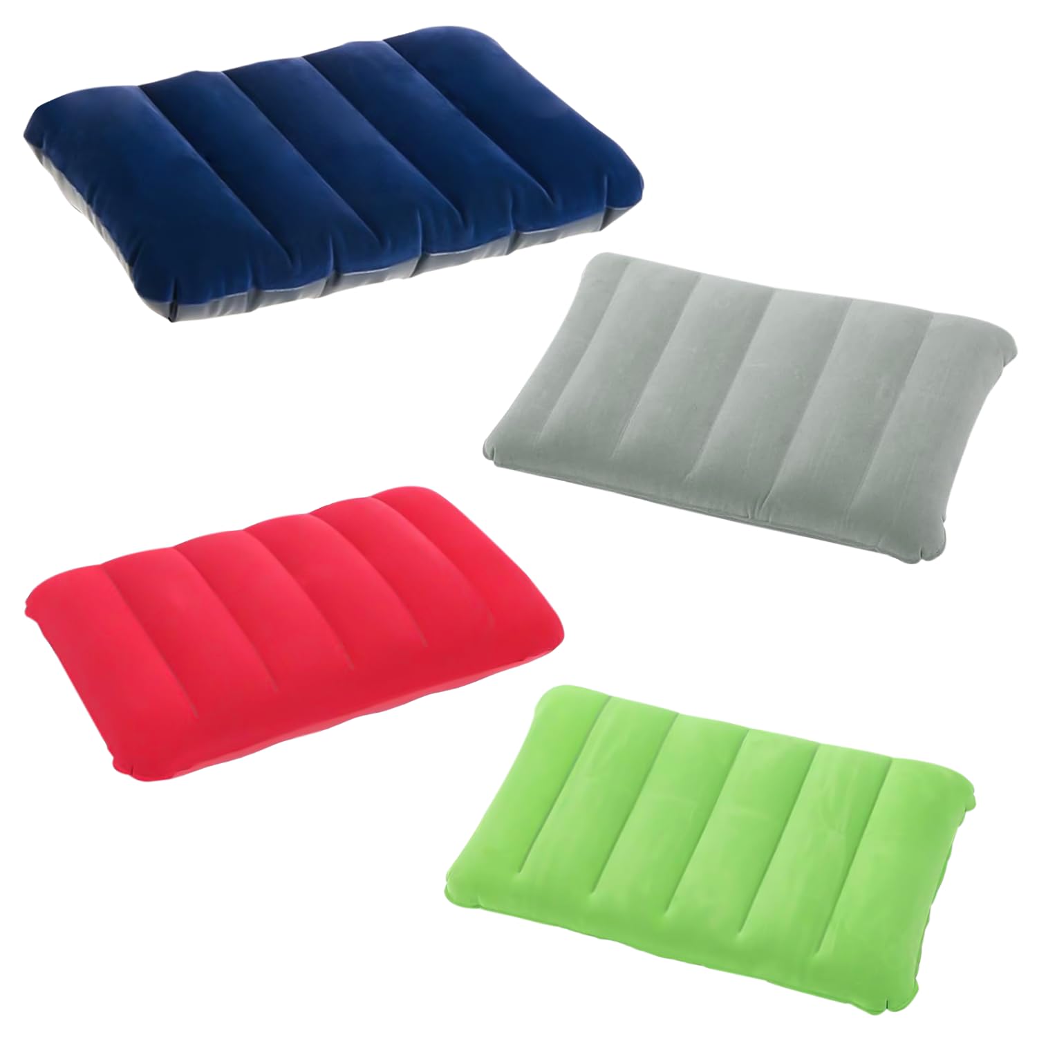 Cuscini Gonfiabili Da Viaggio - 4 Pezzi, Ultraleggeri, Per Auto/Campeggio/Ufficio - Foto 6