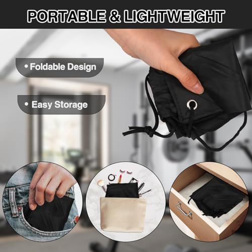 Image of MAKABEE Drawstring Backpack 6Pcs Drawstring Gym Bags Black Draw String Bags Backpack for Sports, Gym, Travel, Swimming, Beach (6 Colors)