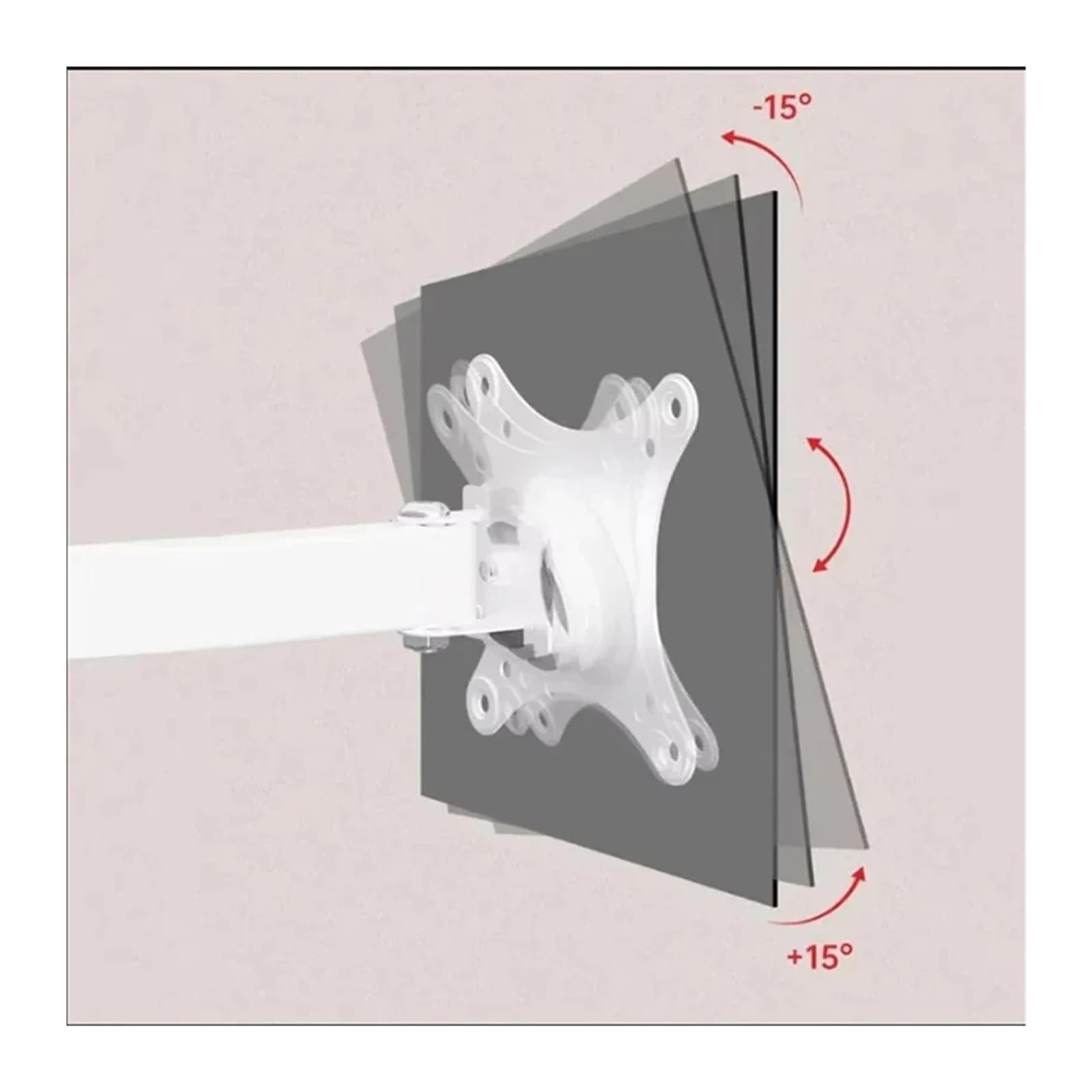 Soporte De Pared Ajustable For Monitor Y TV