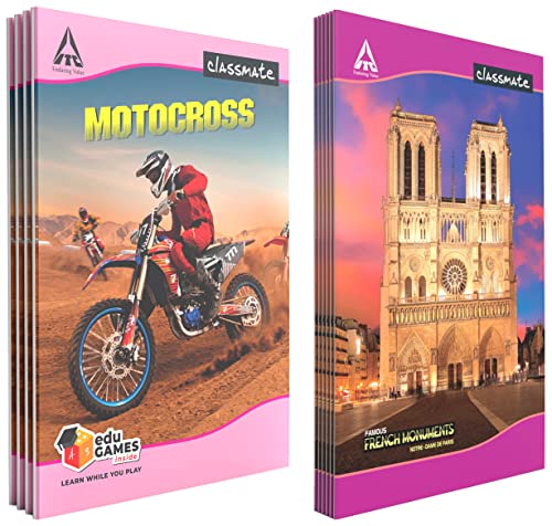 Image of Classmate Long Notebook - Soft Cover, 400 Pages, 314x194mm, Single Line (Pack of 3) Notebook - Single Line