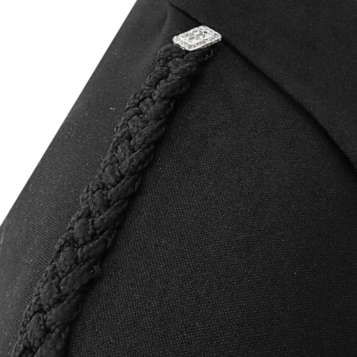 TRUESAGA - Scottish Argyll Kilt Jacket Barathea Wool Fabric with 5 Button Vest4