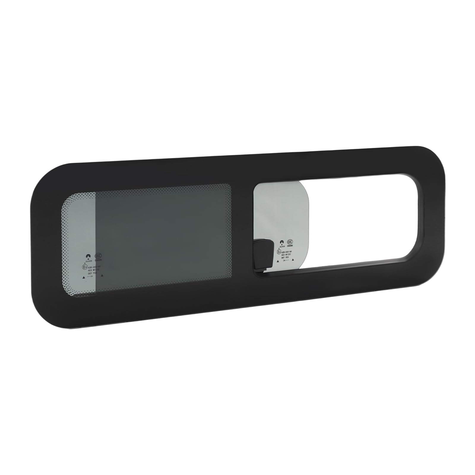 Ventana adhesiva para autocaravanas, caravanas, campers, ventana deslizante horizontal, ventana lateral, ventana de caravana, ventana de repuesto, vidrio templado, aleación de aluminio, furgonetas (80