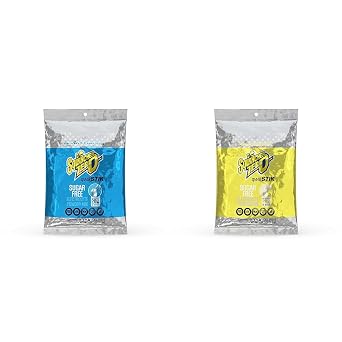Sqwincher Zero Qwik Stik Sugar Free Mixed Berry and Lemonade Flavor Electrolyte Hydration Drink Mix 50 Count