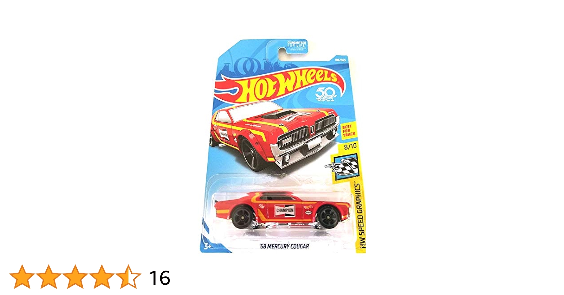 Amazon | Hot Wheels 2018 50周年記念 HW Speed Graphics '68