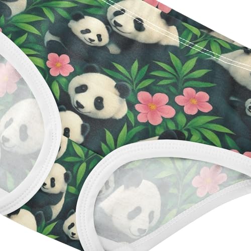 Joisal Funny Girls Underwear Toddler 2t Cotton Little Girl Panties Cute Giant Pandas Cubs Kids Briefs Undies4