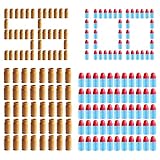 Tcxomino Soft Bullet Toy Gun Supplementary Soft Bullets Included 100 EVA Foam Bullets & 56 Shells