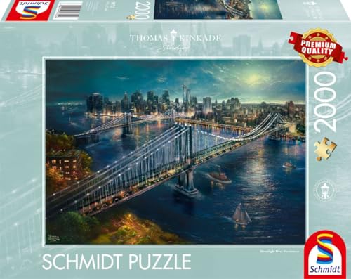 Thomas Kinkade Studios: Mond ĂĽber Manhatten (1000 Teile)
