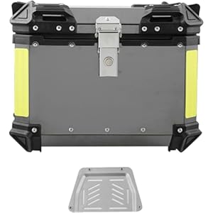 Periglo Stainless Steel Motorcycle Trunk Motorcycle Tailgate Large Luggage Storage Box Lock Storage Carrier 28L 36L 48L Case 3 51sov0iknjl. sl500 . ss300