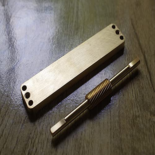 High Precision 90mm Long, 5mm Shaft, 0.4 Die Helical Rack for DIY Large Focusing Seat