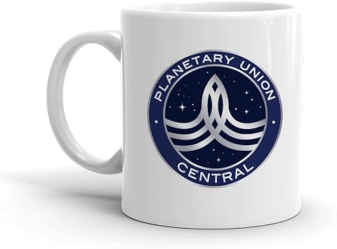 Hulu The Orville Planetary Union White Mug, 11 oz