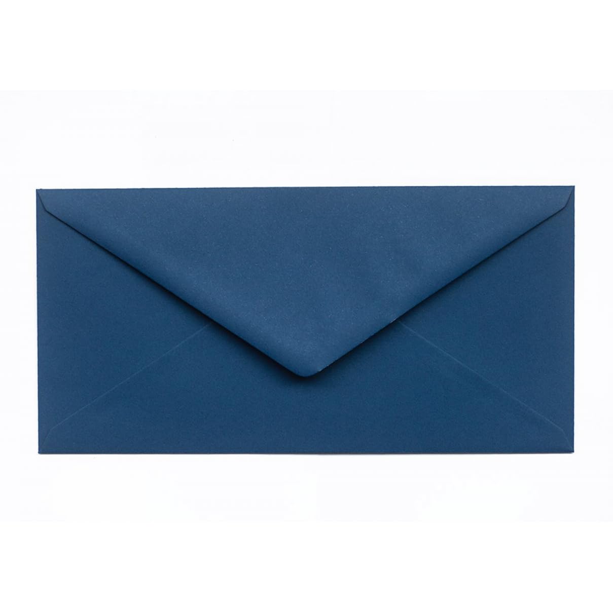 Umschläge DIN Lang (220 x 110 mm), Nassklebung - Dunkelblau | Stabile Papierumschläge im 200er-Pack mit Nassklebung für Einladungen, Rechnungen und Grußkarten.