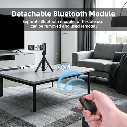 Grip for Insta360 X5, Selfie Stick Photography Handle Grip Quick Release with Wireless Remote for Insta 360 X5 X4 Air Ace Pro 2 Accessories — view 4