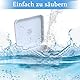 WUIOWPPIC Zahnspangendose Gebissdose, Zahnspangendose Spangendose, Zahnschiene Box, Spangendose, Dose für Zahnprothese, Prothesenbox(Weiß)