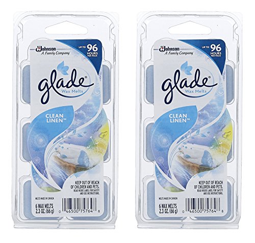 Glade (2 Pack) Limited Edition - Clean Linen - Wax Melts, 6 Each