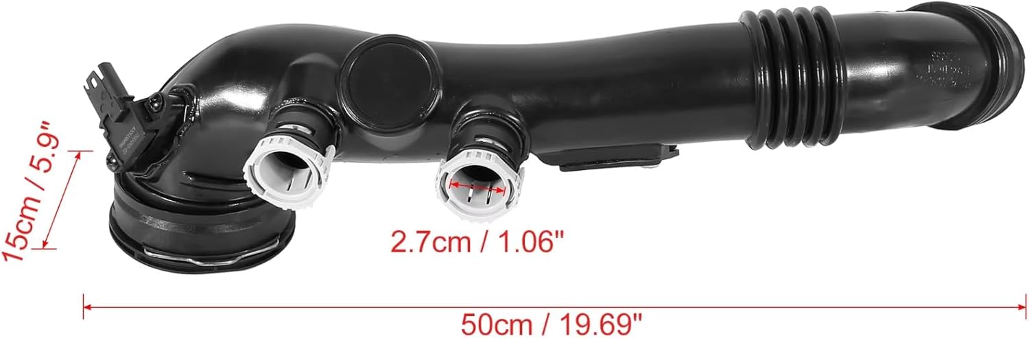 Car Air Intake Hose for 335is 2011 2012 2013 13717590306 Car Air Intake Pipe Ducting Hose Engine Air Intake Hose Tube Inlet Duct Pipe