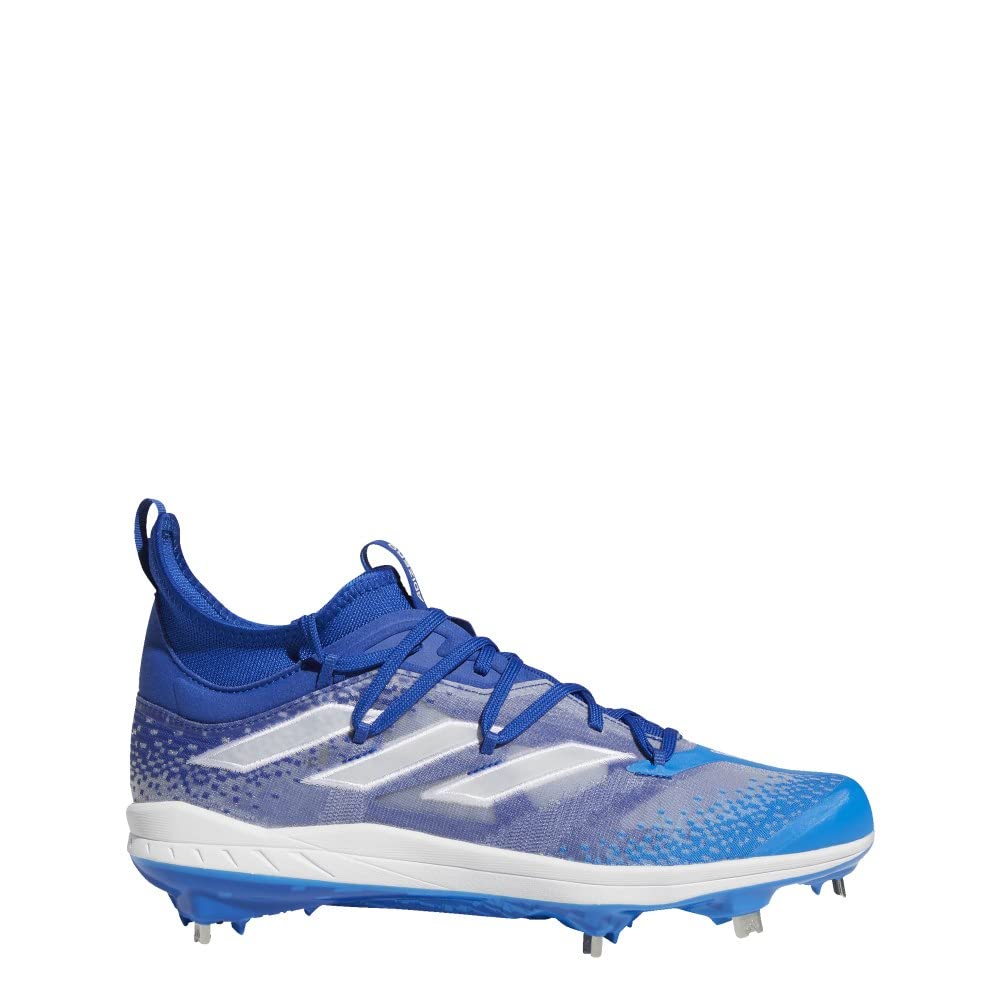 adidas Men's Adizero Afterburner 9 NWV Baseball Shoe, Team Royal Blue/White/Blue Rush, 13.5