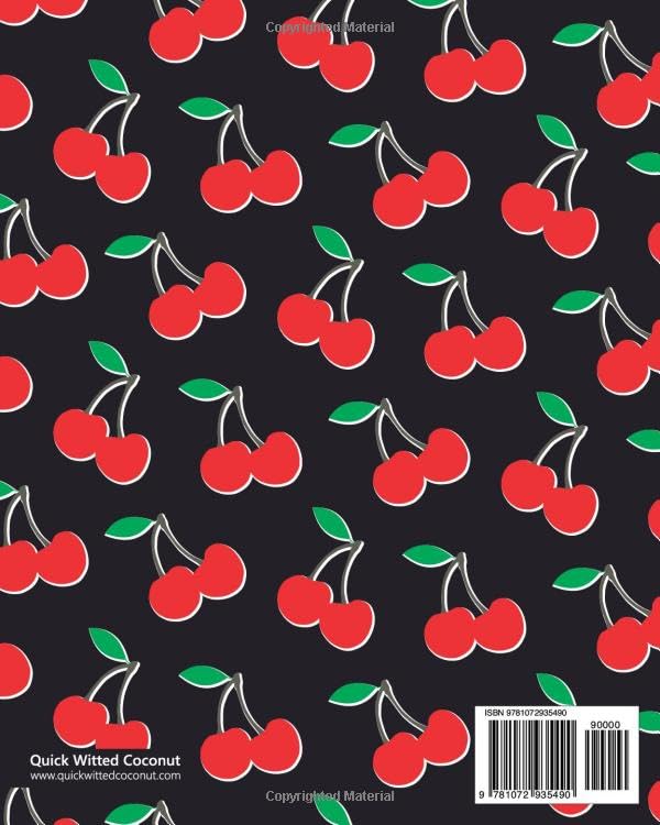 Sweet Cherry Notebook (8x10) (Black) - Image 2