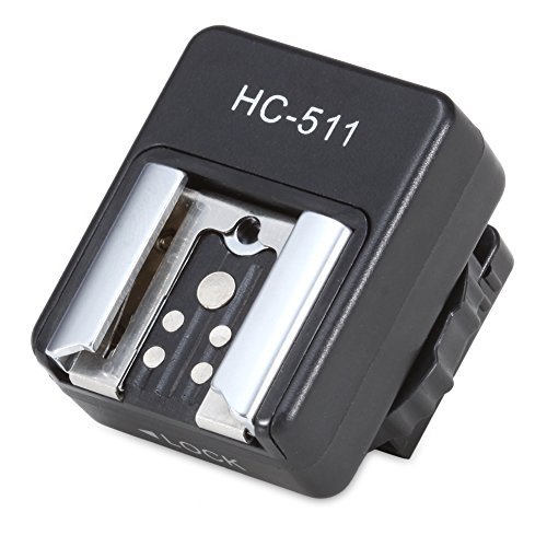 Neewer Black Flash Hot Shoe Converter Adapter for Sony Cameras Camcorders A7 A7R A7II A7S A6000