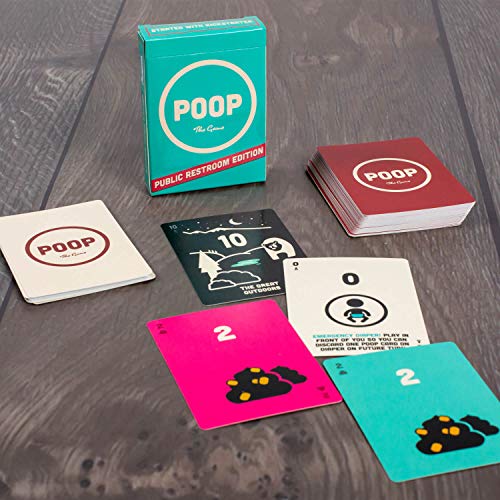Image of Breaking Games Poop The Game Public Restroom Edition Card Game, Ages 6+
