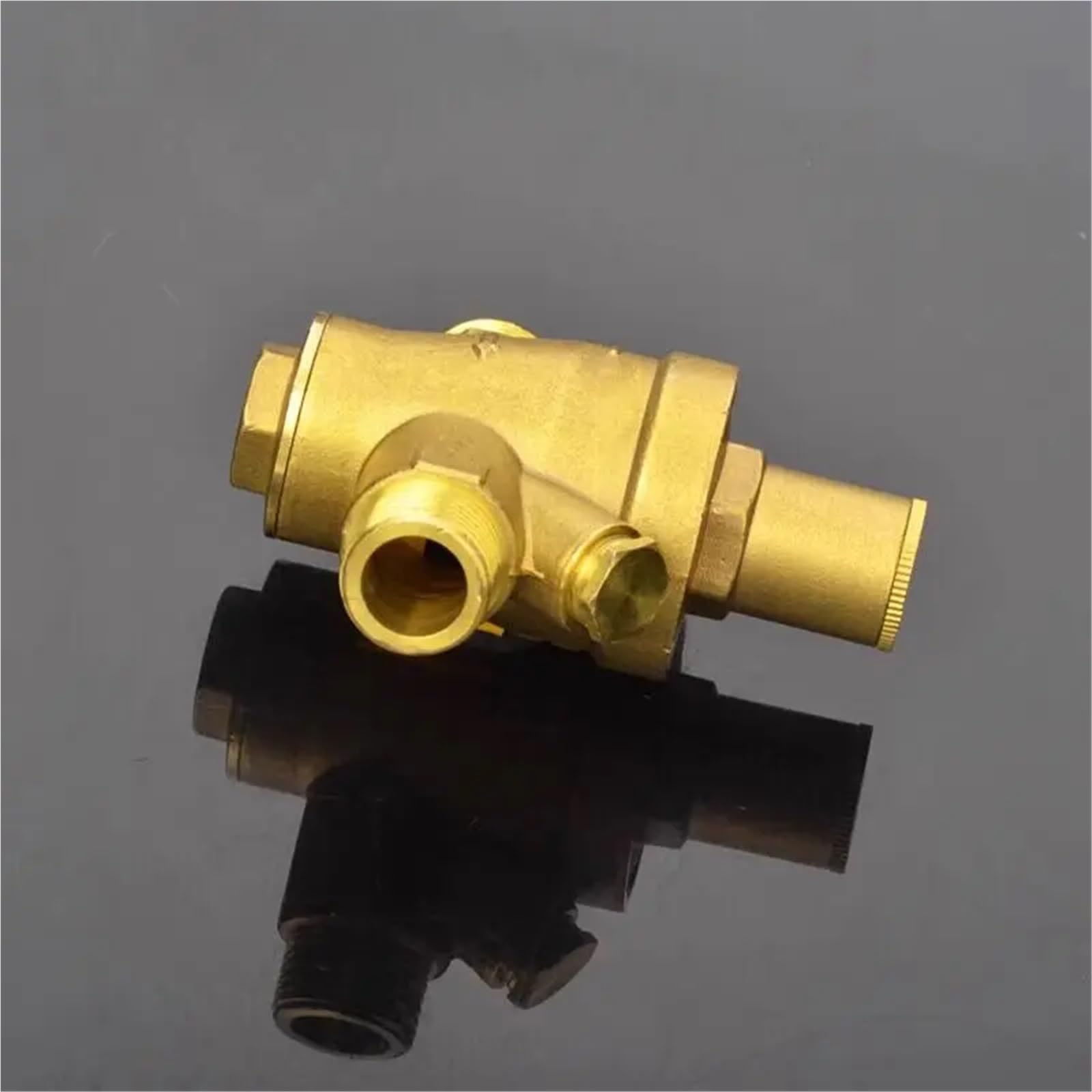 Válvula reductora de agua ajustable, válvula reguladora presión latón con rosca macho, 1/2 ", 3/4" y 1" Para Grifo De Riego De JardíN