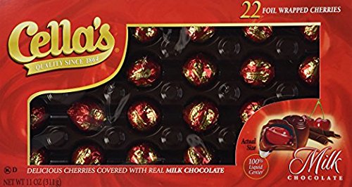 Cellas Milk Chocolate Covered Cherries 11oz - Pack of 2