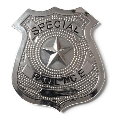 Henbrandt Silver Police Badge for Cosplay Cover