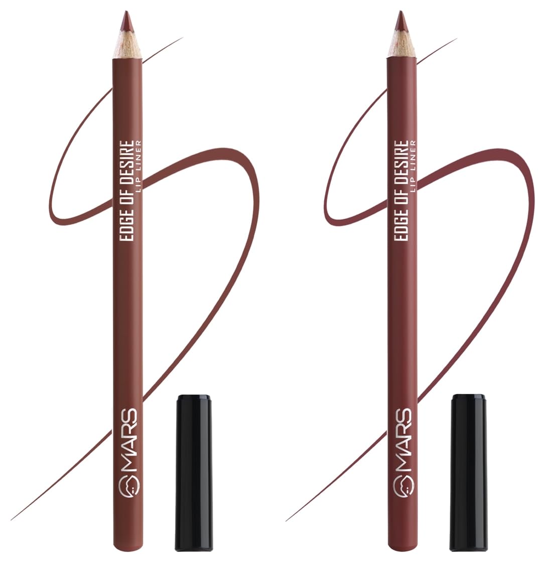 MARS Matte Lip Liner One Swipe Smooth Long Lasting Lip Pencil (1.4gm) (04-Scandalous Brown) Matte Lip Liner One Swipe Smooth Long Lasting Lip Pencil (1.4gm) (02-DEEP Dawn)-image-27