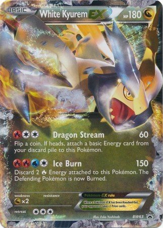 Pokemon - White Kyurem-EX (BW63) - BW Black Star Promos - Holo
