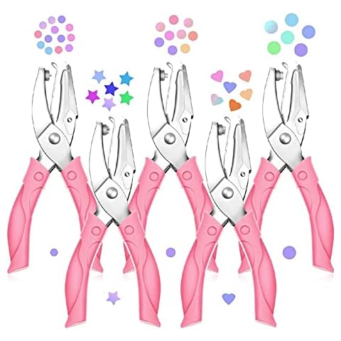 WAIZHIUA 5 Piezas Perforadora Papel 1 Agujero Cover