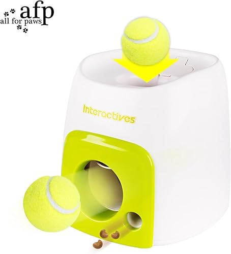 Miniatura 3 de Lanzador automático de pelotas para perros, lanzador interactivo de pelotas de tenis, juguete recargable para perro, estimulación mental, juego de