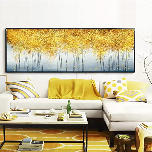 Affiches et impressions sur toile salon TORALF arbres argentés