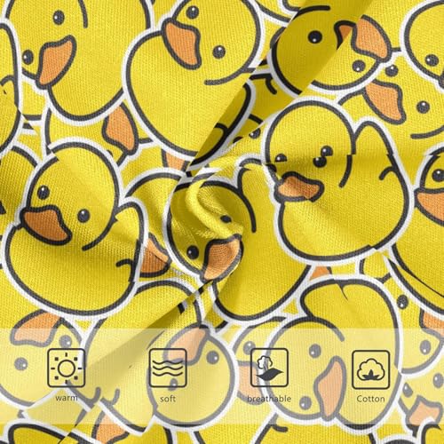 Little Girls' Soft Cotton Underwear Kids Breathable Comfort Cute Rubber Duck Panties Briefs Toddler Undies3