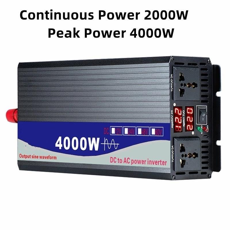 Onduleur 4000W transformateur de tension solaire DC AC 230V