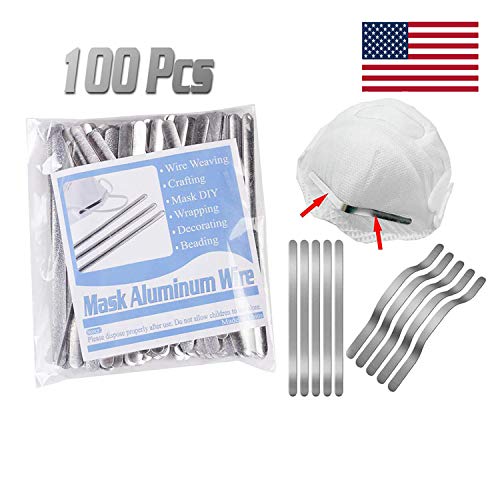 50 Pcs Mask Nose Wire, Bridge Strip Nose Clips Nose Bridge Bracket Wire