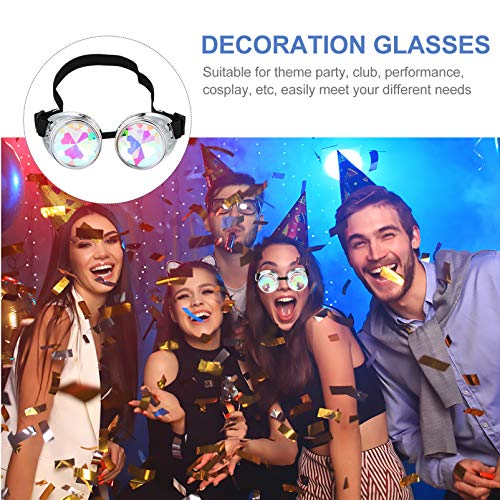 Óculos De Caleidoscópio Óculos Caleidoscópio Steampunk Óculos Góticos Óculos De Sol Novidade Óculos