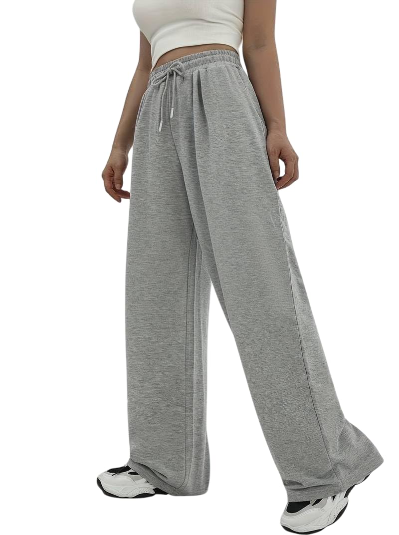 progeny Straight Wide fit Long Length Open Bottom Jogger for Women/Trending Multi Pocket Style, Relaxed Casual Pants for Women-picture-22