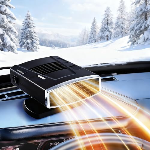 Pare-brise gelé ? Utilisez le chauffage voiture 12V portable pour retrouver une visibilité nette