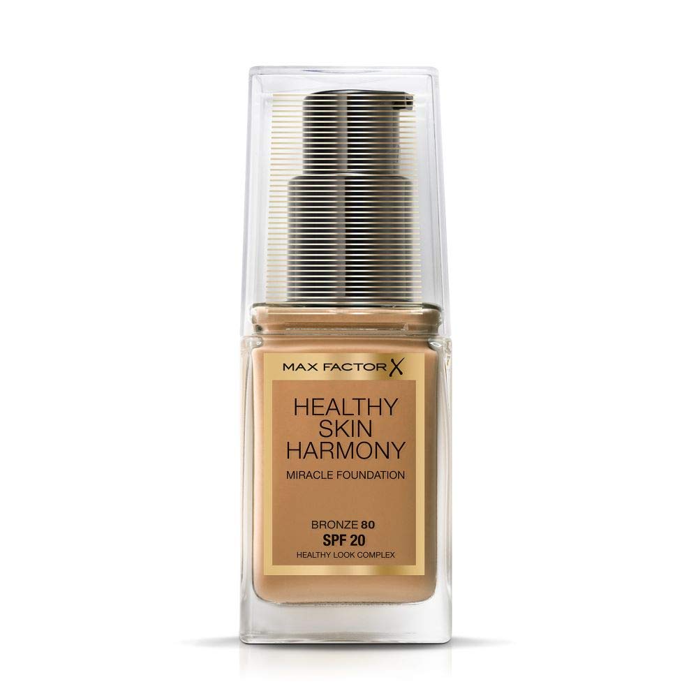 Max Factor Healthy Skin Harmony Foundation, SPF 2, 8 Bronze, 3 ml