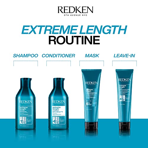 Redken Extreme Length Shampoo | For Hair Growth | Prevents Breakage & Strengthens Hair | Infused With Biotin | 10.1 Fl Oz (Pack Of 1) #TOP3