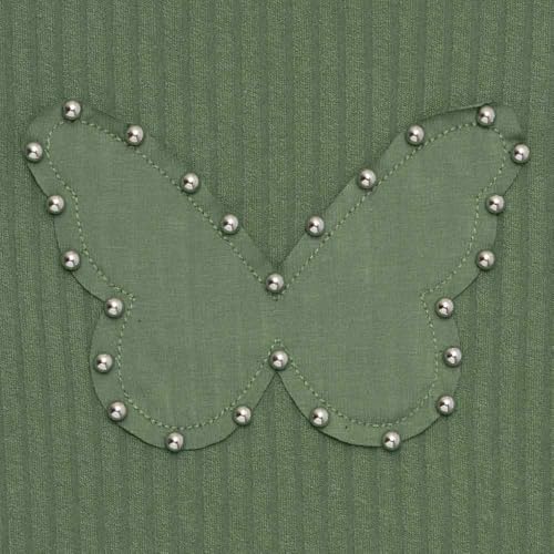 Speechless Girls' Short Sleeve Rib Knit Tee3