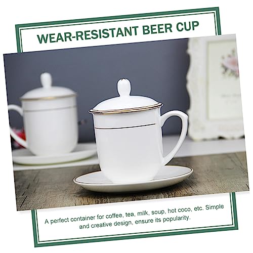 Luxshiny 3 Pçs Copo De Cerâmica Copo De Chá De Porcelana De Osso Caneca De Café Japonês Copo De Chá