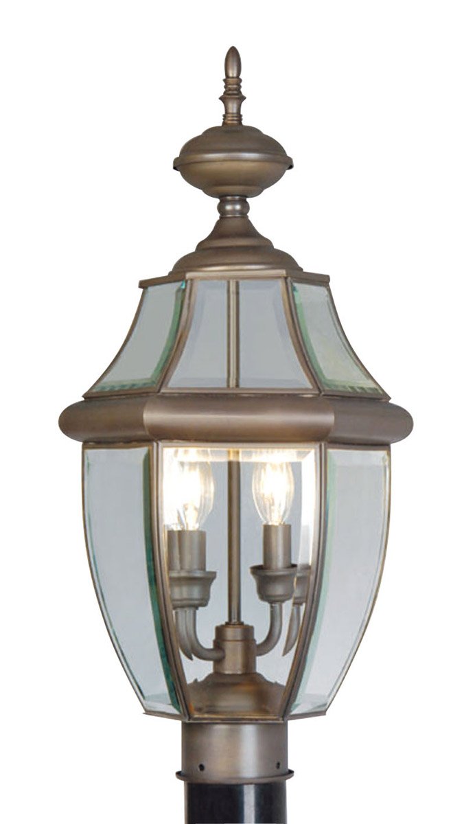 Livex 2254-07 Monterey Bronze Post Head