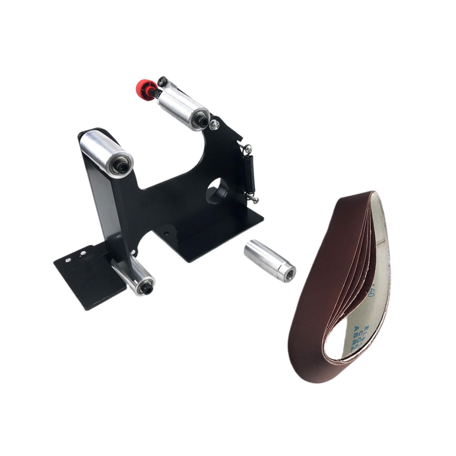 Angles Grinder - Correa de cambio de correa de lijado, accesorios para máquinas, juego de adaptadores de lijadoras y accesorios, base de máquina