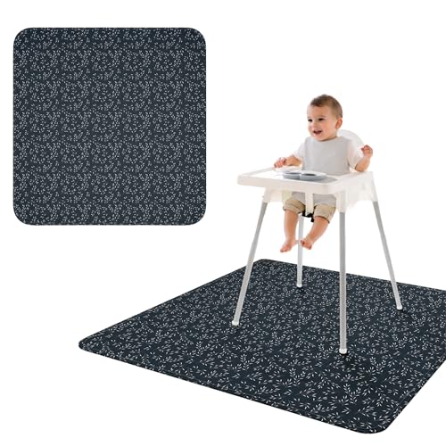 Image of BapronBaby Willow Splash Mat - Waterproof Catch-All for Under High Chairs, Floors, Tables, Playtime or Arts & Crafts - Machine Washable - 45" x 45”