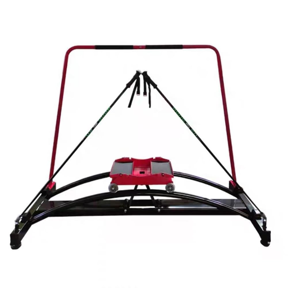 Simulator Ski Machine, Gym Ski Resort Trainer, Indoor Fitness Machine, Leg and Hip Strength Training Equipment, Precise Simulation Skiing