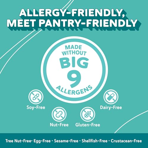 Ripple Plant Based Milk | 8g of Pea Protein | Shelf Stable | Vegan & Non GMO | Dairy, Soy, Nut, Gluten, & Lactose Free ((Pack of 6), Kids Original)